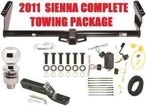 2011 TOYOTA SIENNA TRAILER RECEIVER TOW HITCH PACKAGE  
