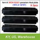 Charbroil Gas Grill Heat Plate Porcelain Steel Heat Shield MCM 93321 