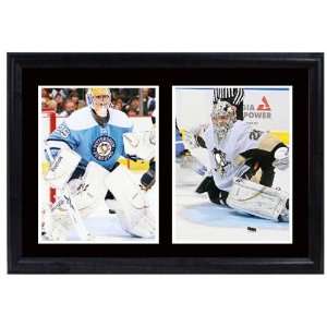 Marc Andre Fleury Memorabilia Including Two 8 x 10 Photographs in a 
