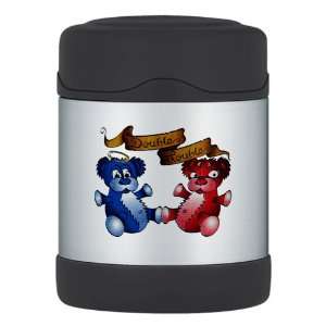   Thermos Food Jar Double Trouble Bears Angel and Devil 