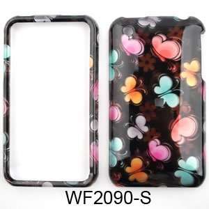  Apple iPhone 3G / 3GS Transparent Design, Colorful Butterflies 