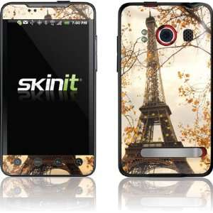  Paris Eiffel Tower Surrounded by Autumn Trees skin for HTC 
