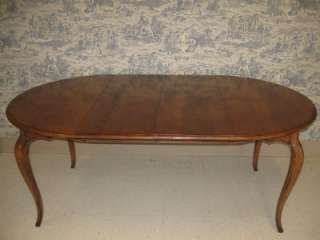 Ethan Allen Country French Collection Round Extension Dining Table 