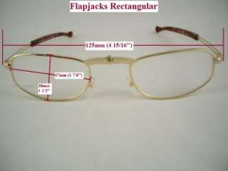 FLAPJACK Foldable Readers Reading Glasses Rectangular  