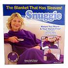Snuggie PURPLE PASSION Soft Fleece *Blanket With Sleeves* As Seen on 