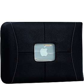 13 Premium Leather MacBook Sleeve Black