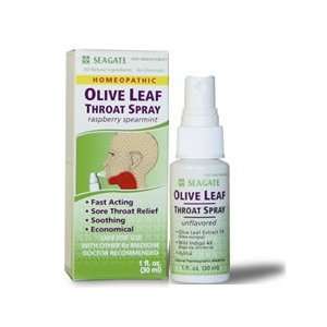  Seagate Olive Leaf Throat Spray, 1 Fl. oz. Health 