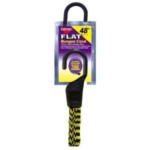  Keeper 06115 48 Yellow and Black Flat Bungee Cord with 