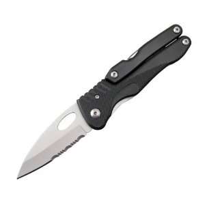   Plier, Black & Stainless, ComboEdge Knife Blade, Gift Tin Automotive