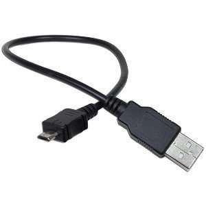  1 USB 2.0 A (M) to USB 2.0 Micro B (M) Cable (Black 