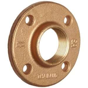  Brass Pipe Fitting, Class 125, Floor Flange, 1 1/4 x 1 1 