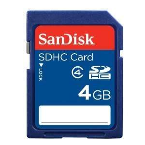  SanDisk 4GB SDHC card