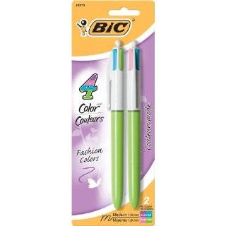 BIC 4 Color Fashion Colors Medium Point Ball Pen  