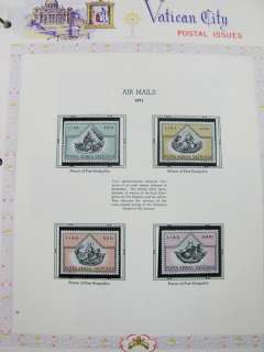 Vatican Stamps Mint NH Collection In 2 Ace Albums  