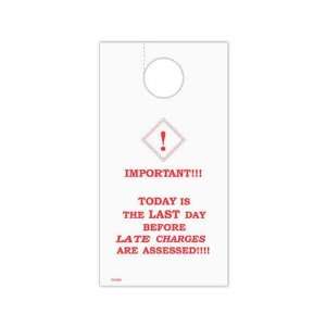   Important   One part door hanger with stock design.