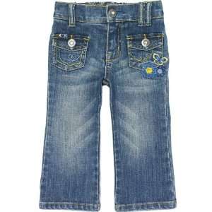  Childrens Place Girls Embroidered Bootcut Jeans Sizes 6m   4t Baby