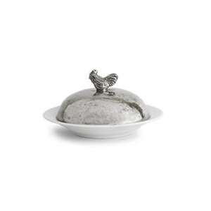  Arte Italica Campagna Muffin Dish with Rooster Kitchen 