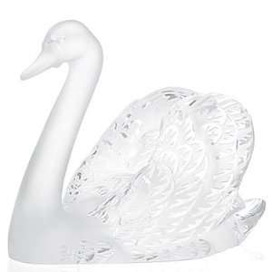  Lalique Figure Swan Head Up   9 1/2 in Toys & Games