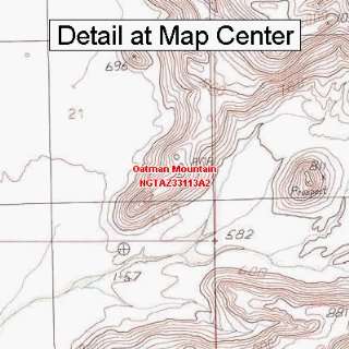   Map   Oatman Mountain, Arizona (Folded/Waterproof)