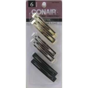  Conair Double Bar Barrettes, 6 Count (6 Pack) Health 