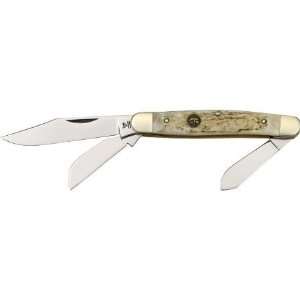   Knives 313DS Stockman Pocket Knife with Genuine Deer Stag Handles