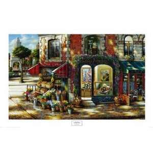  Village Corner Deli Poster Print