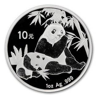 Chinese Panda 2007 Silver dollar sized Silver Coin One Ounce and Big 1 
