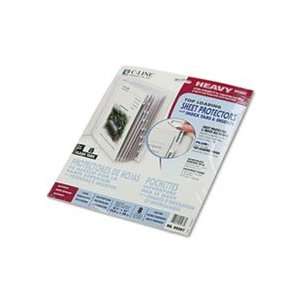  Polypropylene Sheet Protectors with Index Tabs, Clear Tabs 