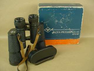 Agfa Prismenglass 10x40 Great Powerful 1950/60s Vintage German 