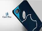 New Blue Apple Swarovski Diamond Crystal Hard Case Cover For Iphone 4 