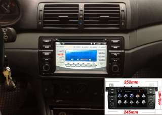 Special 7 inch In Dash Car DVD GPS For BMW 3 Series E46 With Stereo 