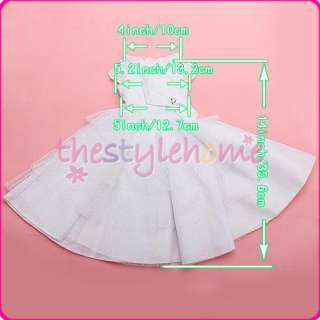 White Party Dress Gown for 18 American Girl Felicity  