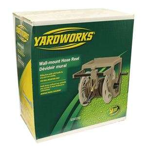 Yardworks 225 Ft Slide Track Garden/Yard Hose Reel   New  