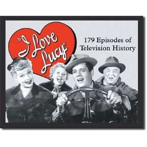  I Love Lucy Television History Logo TV Retro Vintage Tin 