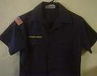 navy blue boy scouts of america uniform shirt youth l