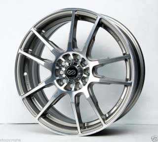 18 Silver Wheels Rims 4x100 Honda Fit Civic Insight HFP  
