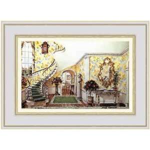  Graceful Staircase Hall In The Carolin    Print