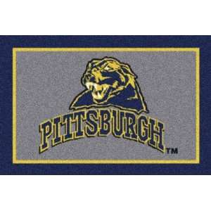  NCAA Team Spirit Rug   Pittsburgh Panthers Sports 