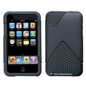 Apple iPod Touch (2nd Gen), (3rd Gen), Rubberized Black/Black Diamond 