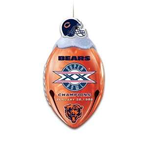  Chicago Bears FootBells Ornament Collection