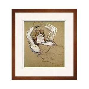  Woman Sleeping On The Back Framed Giclee Print