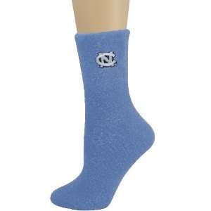 North Carolina Tar Heels (UNC) Carolina Blue Feather Touch 6 11 Socks 