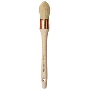   Round Fitch Pounce Brush for Acrylic and Oil Arts, Crafts & Sewing