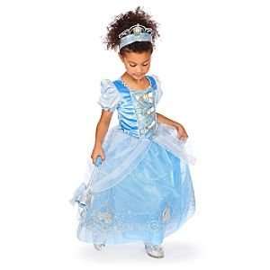  Disney Glitter Cinderella Costume for Girls Toys & Games