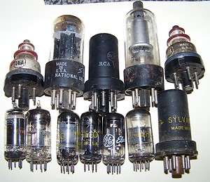   Old RadioTV Tubes Steampunk Geek Art Industrial Decorate Computer Cos