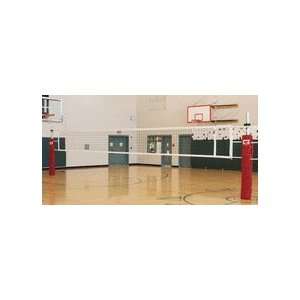  Scholastic Telescopic Three Court Volleyball System 