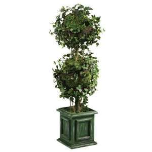  Trianon 42h Double ball Silk Ivy Topiary