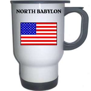  US Flag   North Babylon, New York (NY) White Stainless 