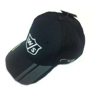  Wilson 2012 FG Tour Fitted Golf Hat Black S/M Sports 