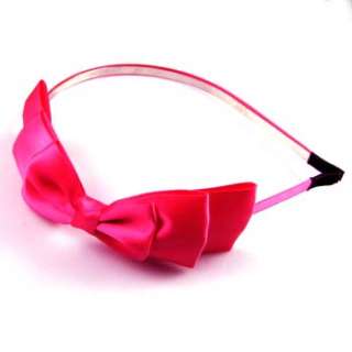 ADDL Item  Fashion bow tie silky fabric headband wedding 